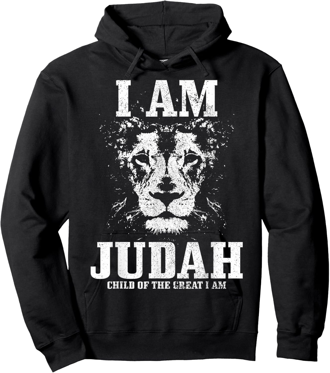 I Am Judah Child Of The Great Lion Israelite Israel Hebrew Hoodie - Hoodie | Black
