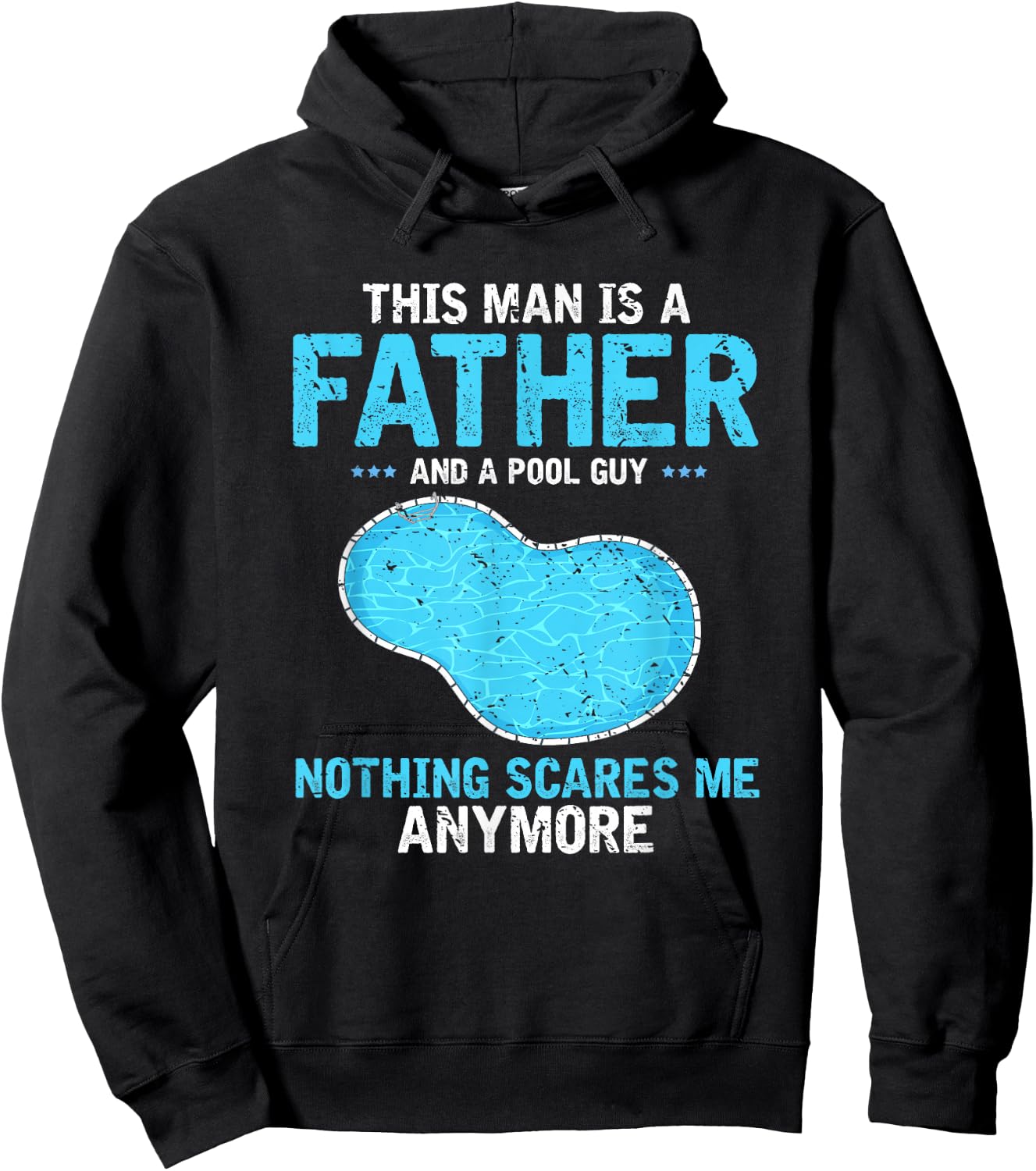 Pool Guy Design for Swimming Pool Boy and Pool Cleaner Hoodie - Hoodie | Black