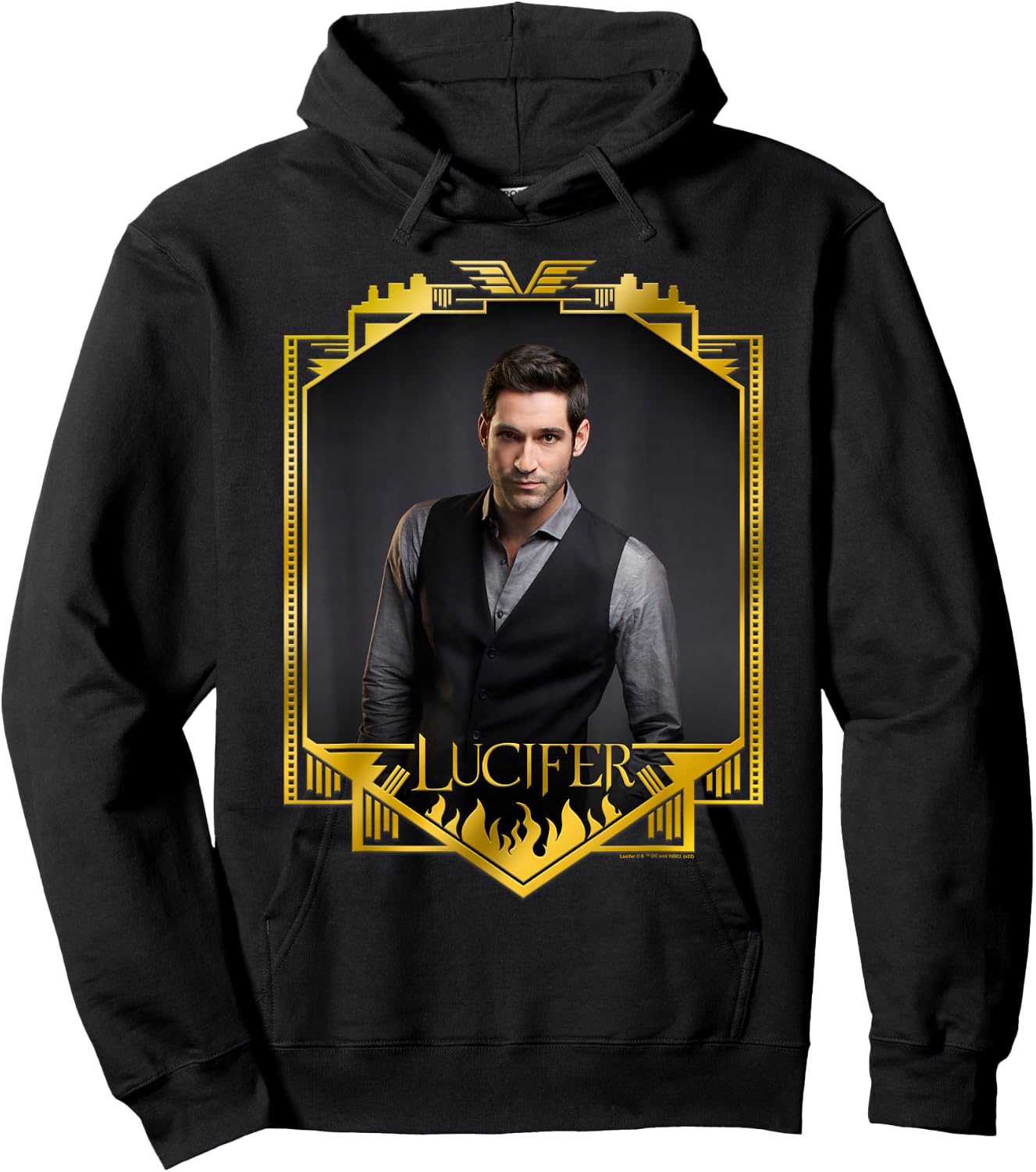 Lucifer Morningstar, The Devil Himself Hoodie - Hoodie | Black