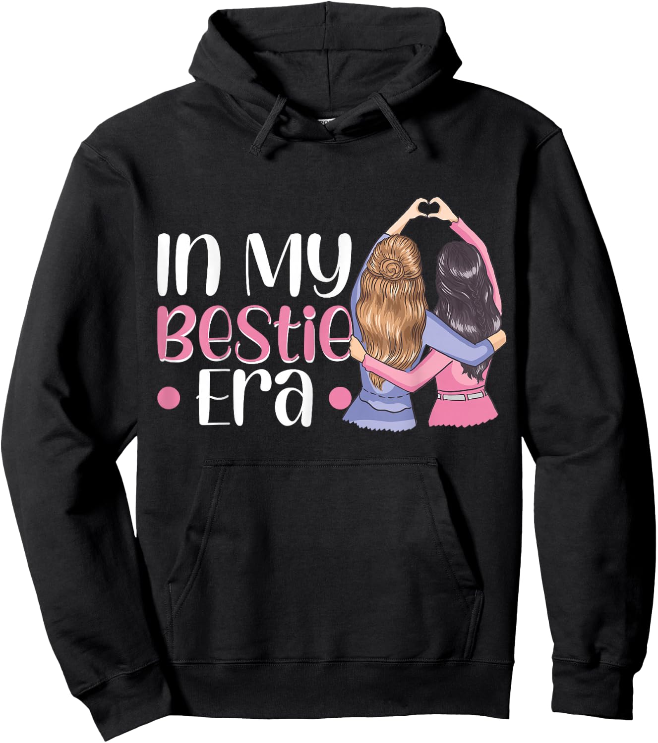 In My Bestie Era Hoodie - Hoodie | Black