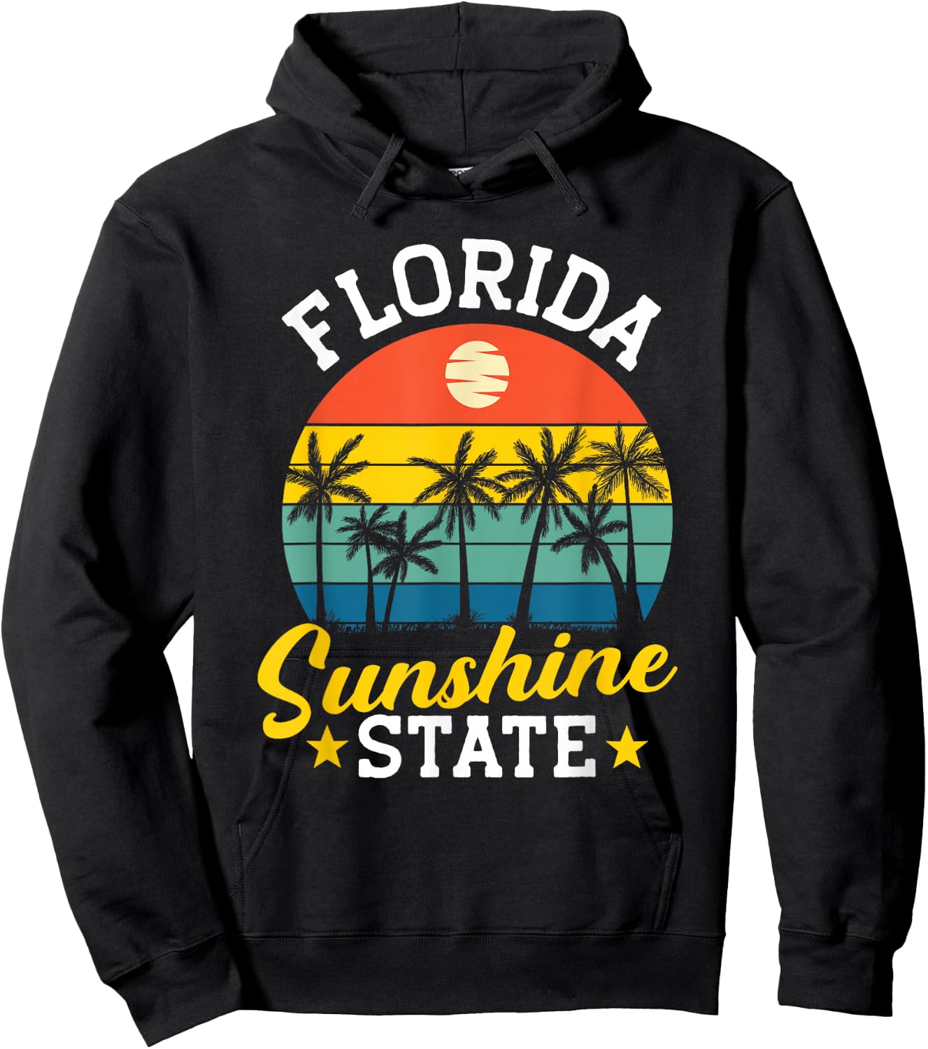 Summer Beach Lover Florida Sunshine State Hoodie - Hoodie | Black