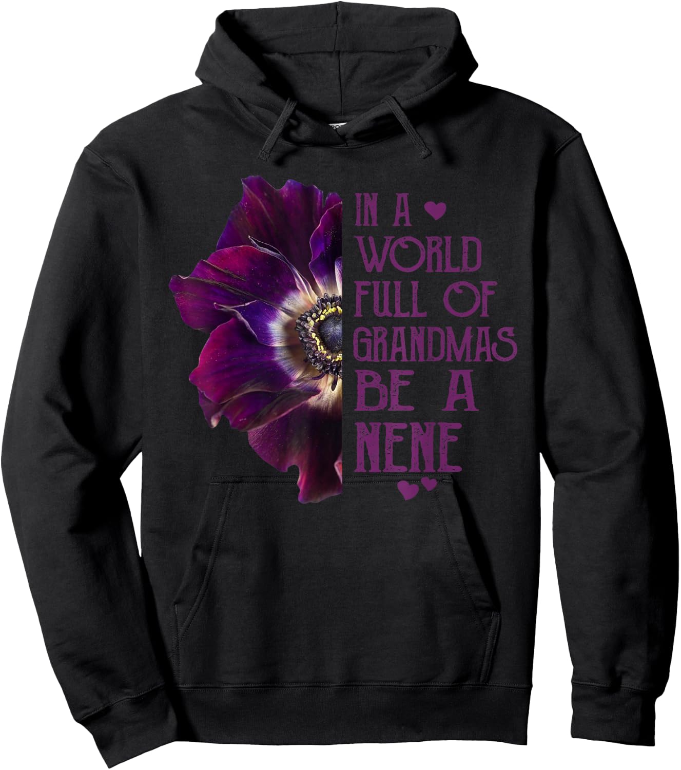 In A World Full OF Grandmas Be A Nene Mother Day Kids Hoodie - Hoodie | Black