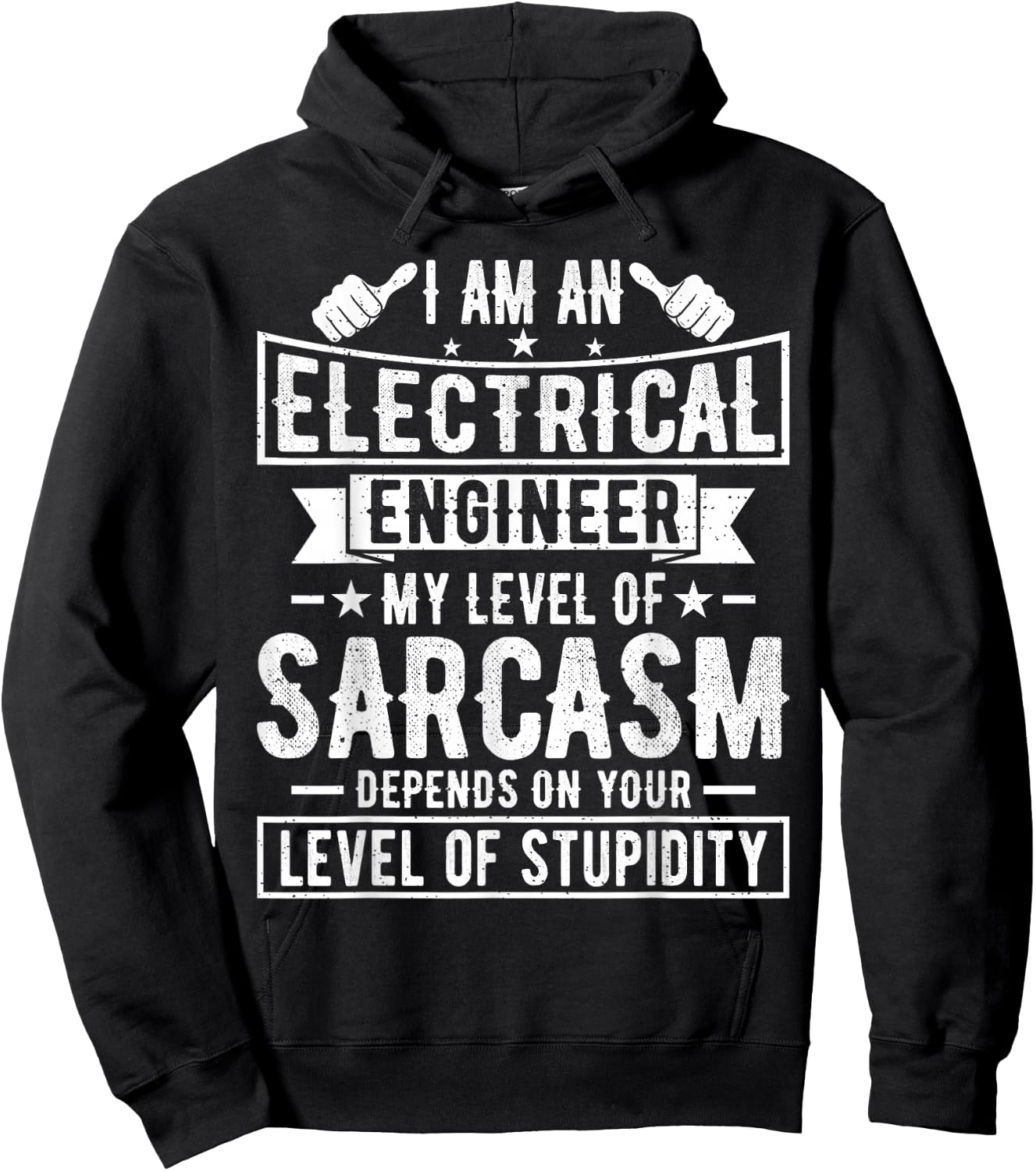 Electrical Engineer - Funny Electrical Engineering Engineer Hoodie - Hoodie | Black