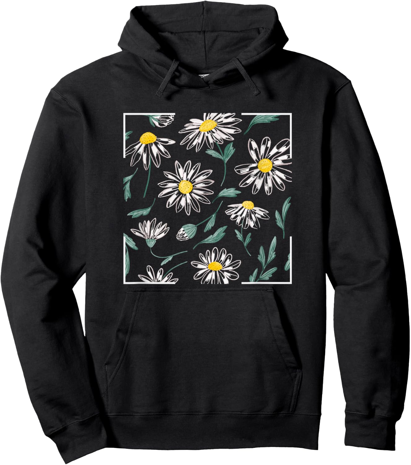 Marguerites Daisy Summer Daisies Flower Garden Gardeners Men Women Girls Kids Hoodie - Hoodie | Black