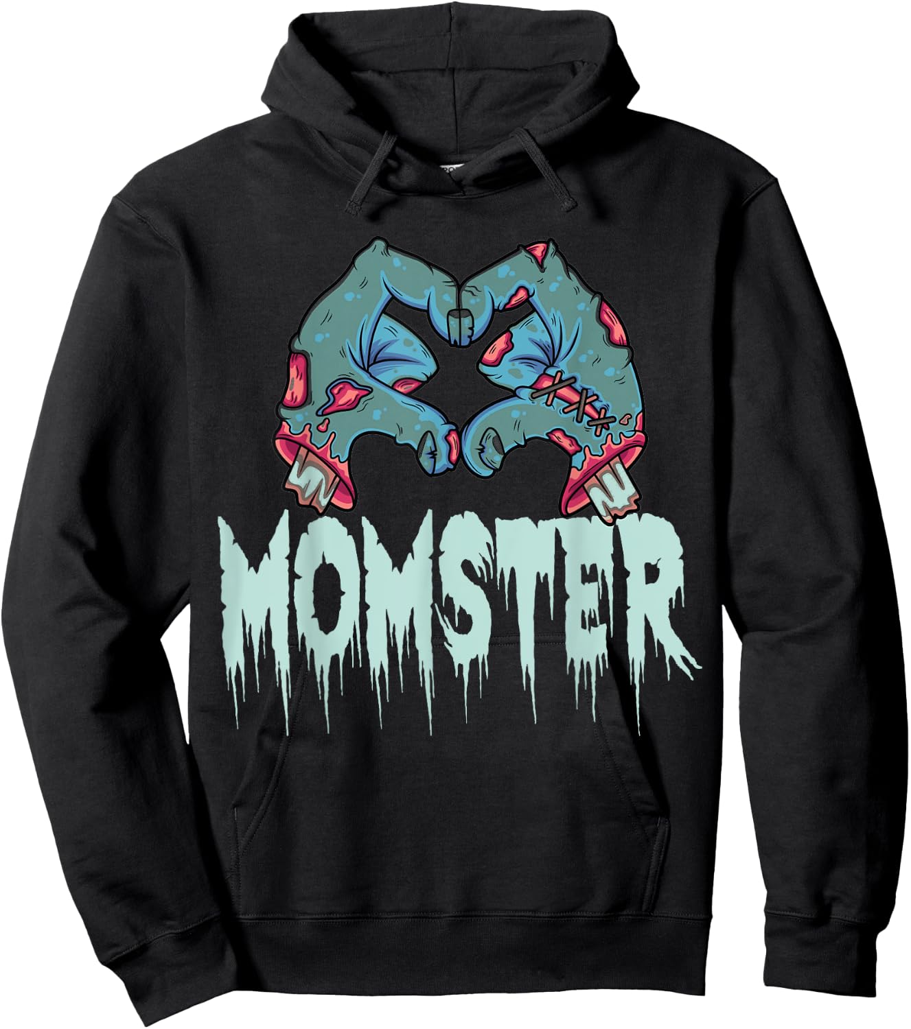 Momster Halloween Momster Family Matching Costume Hoodie - Hoodie | Black