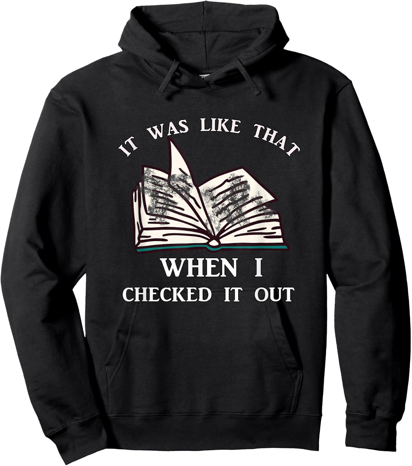 School Library Funny For Librarian Hoodie - Hoodie | Black