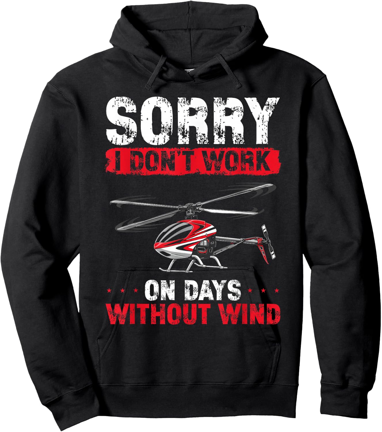 RC Helicopter Remote Control Design Graphic Hobby Pilot Hoodie - Hoodie | Black