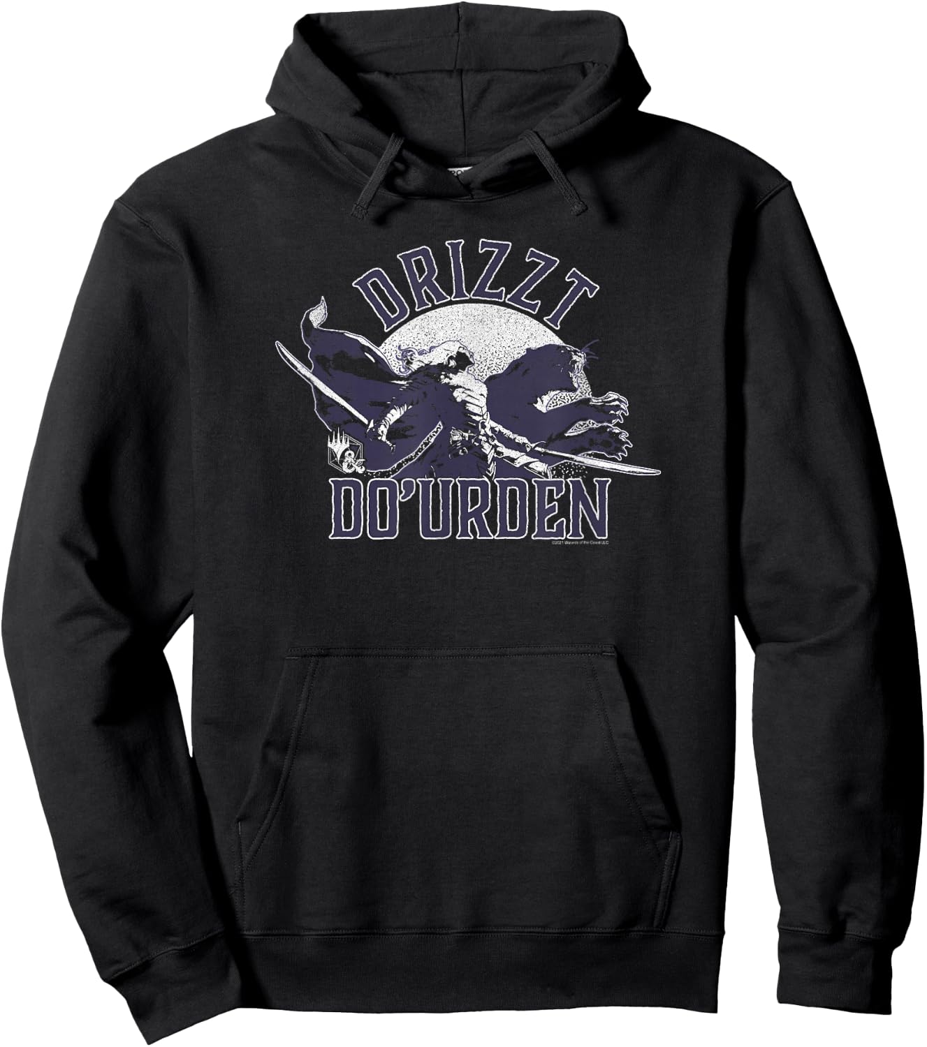 Magic: The Gathering Dungeons & Dragons Vintage Drizzt Hoodie - Hoodie | Black