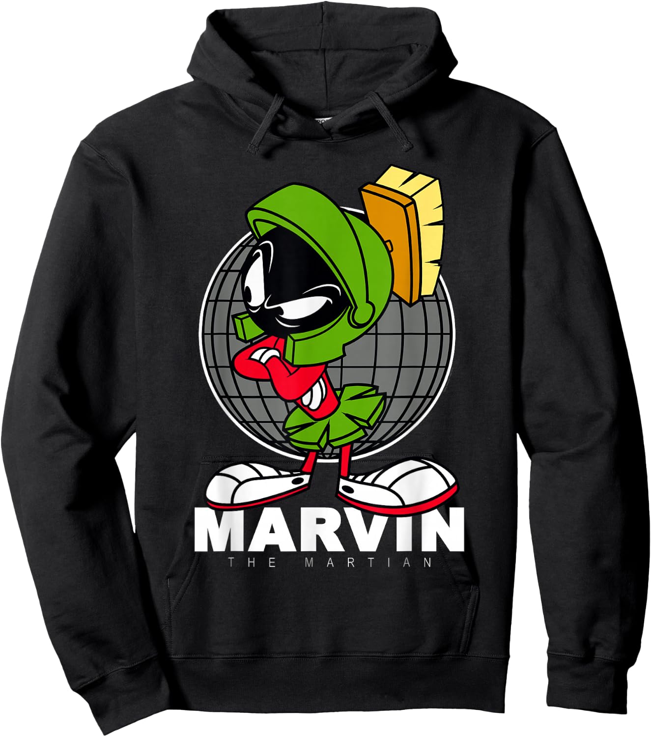 Marvin The Martian Crossed Arms Hoodie - Hoodie | Black