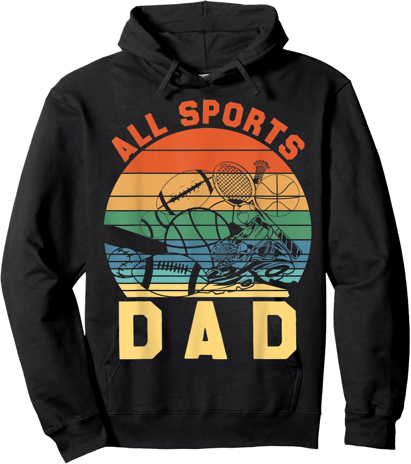 All Sports Dad Hoodie - Hoodie | Black