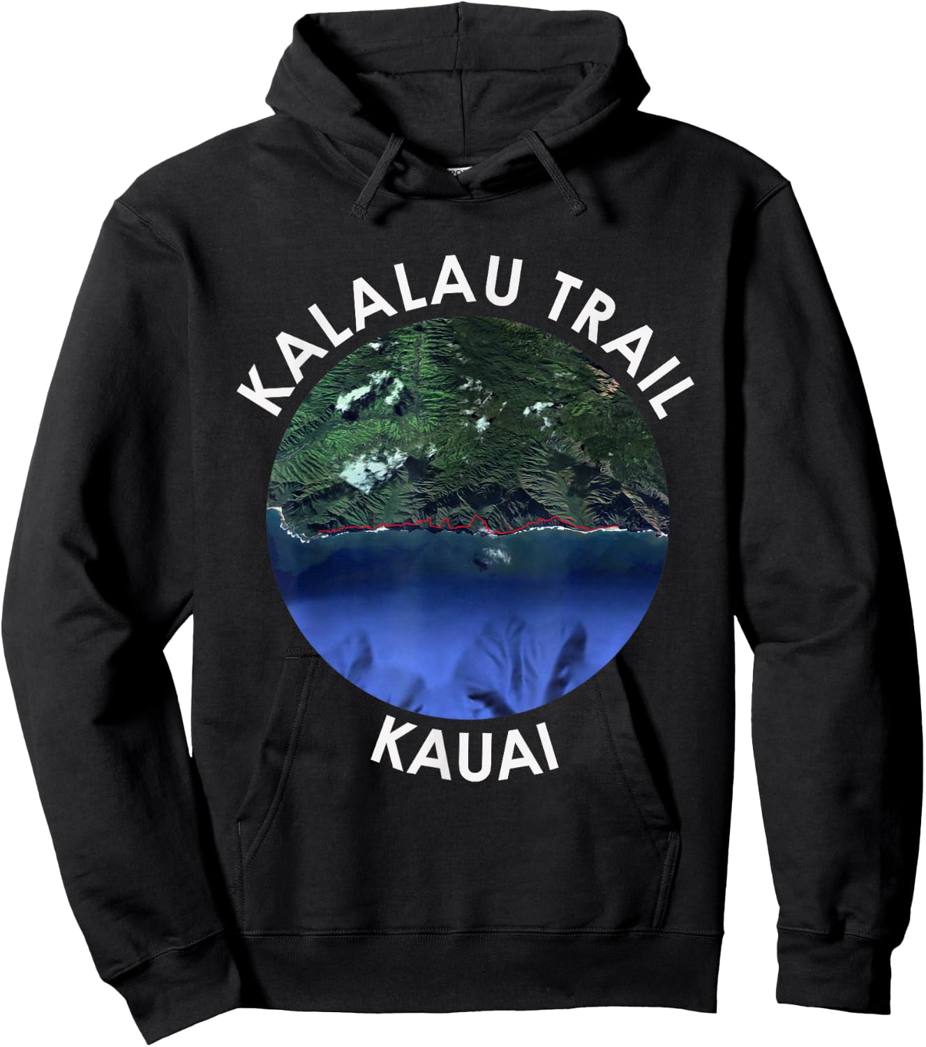 Kalalau trail shirt Hoodie - Hoodie | Black