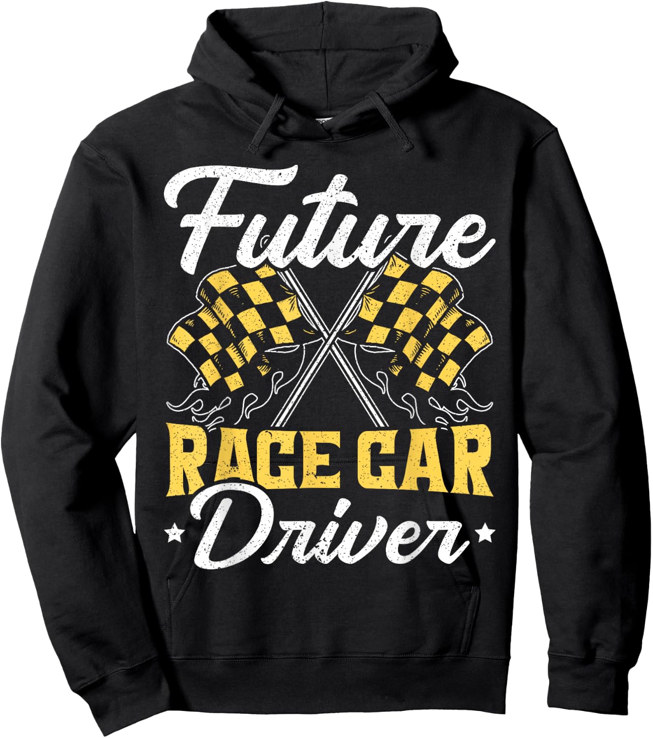 Future Race Car Driver Racer Kids Drag Racing Turbo Speed Hoodie - Hoodie | Black