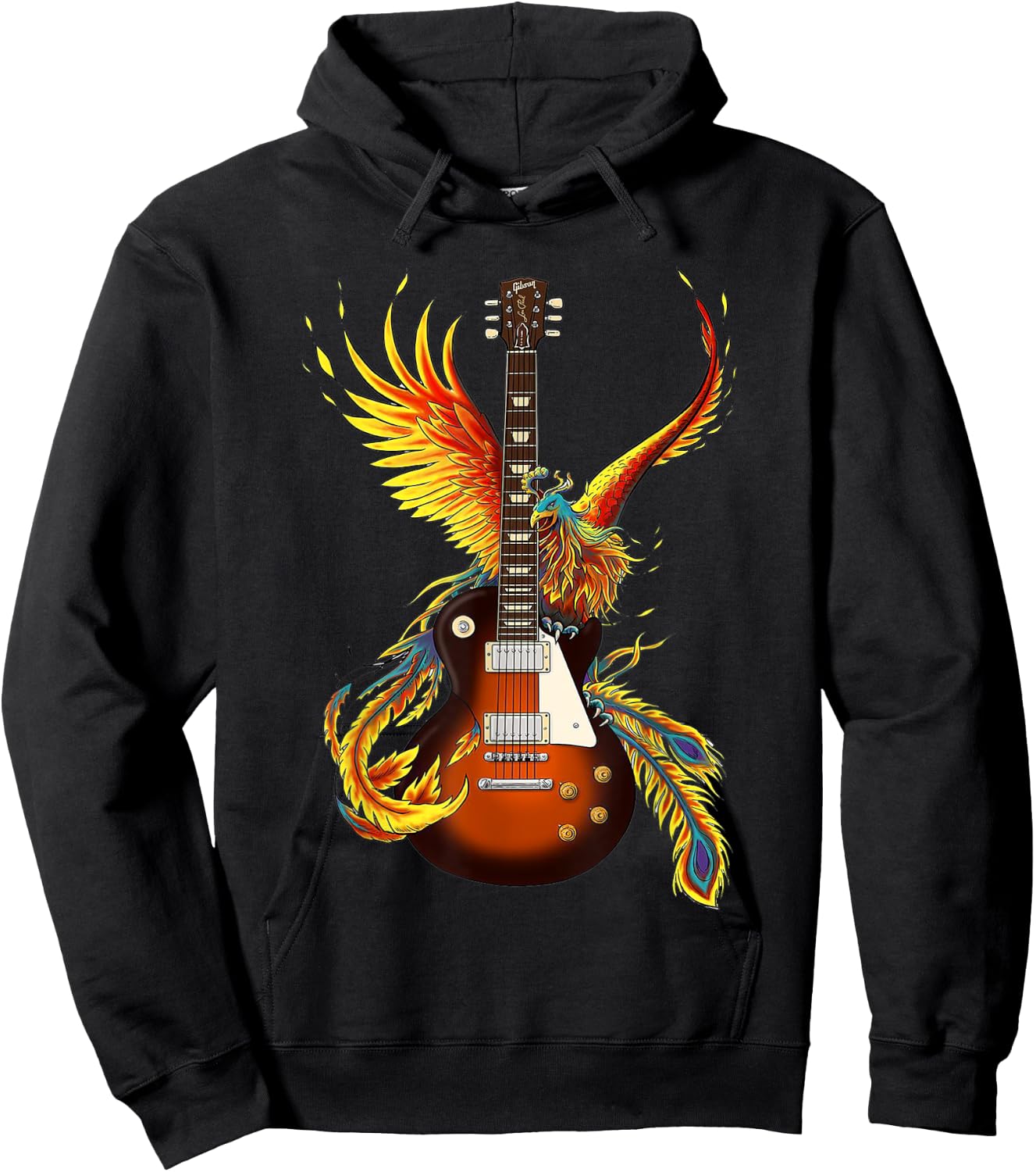 Guitar men, guitar kids, girls guitar, guitar shirt for kids Hoodie - Hoodie | Black