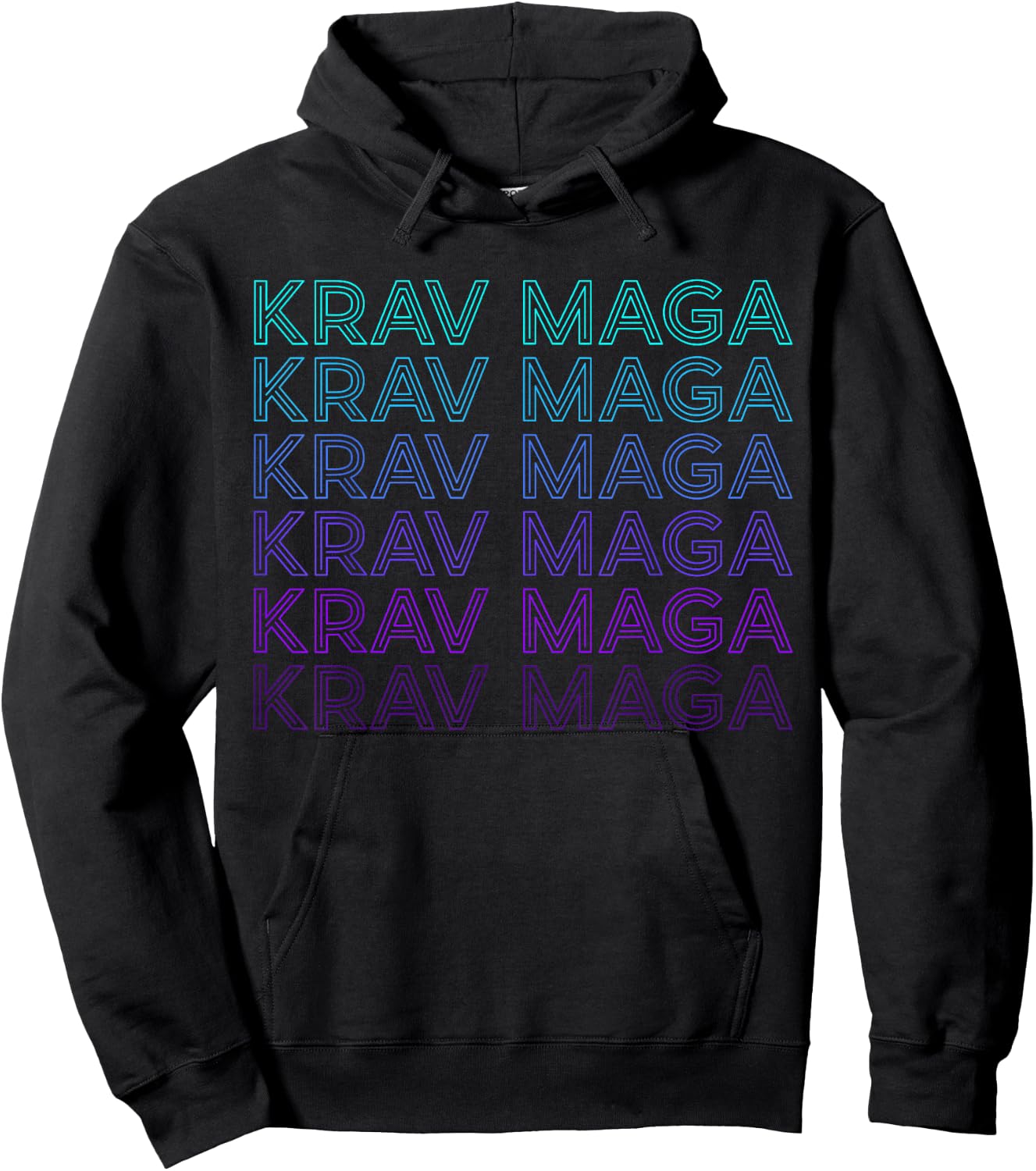 Krav Maga Retro Hoodie - Hoodie | Black