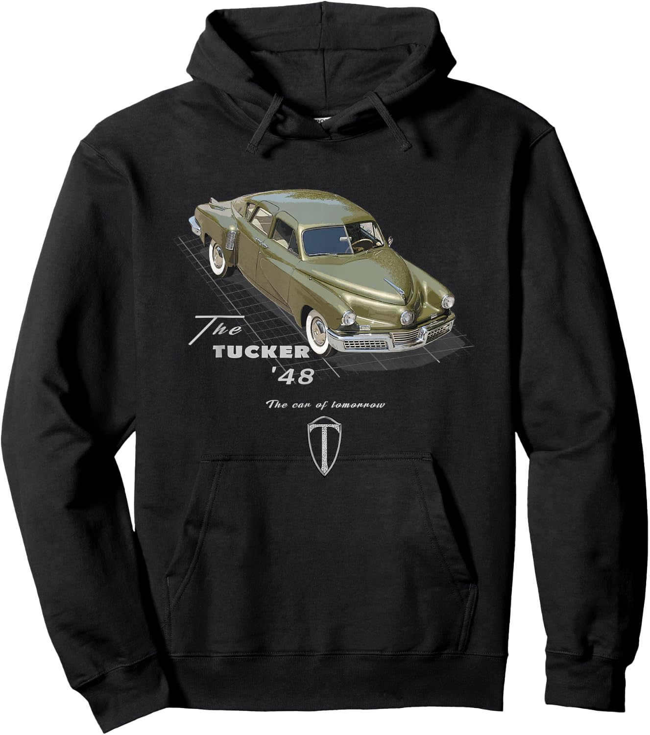 Tucker 48 American Classic Car Legend Hoodie - Hoodie | Black