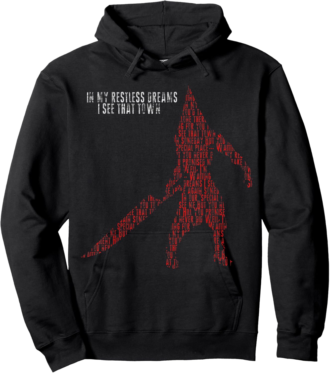 IN MY RESTLESS DREAMS I SEE THAT TOWN Pyramid Head Monster Hoodie - Hoodie | Black