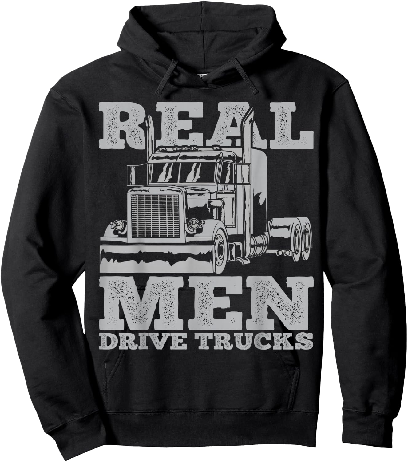Trucker Truck Truck Driver Hoodie - Hoodie | Black