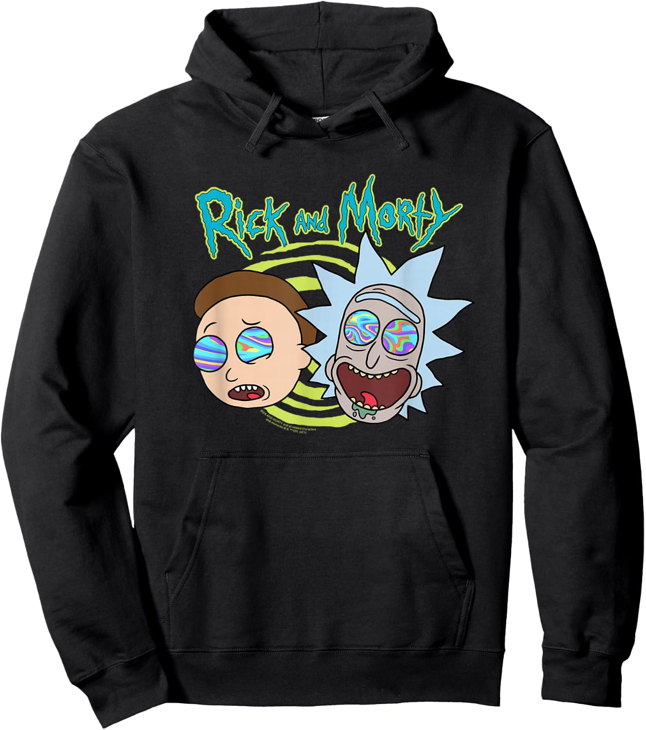 Rick and Morty Blown Minds Hoodie - Hoodie | Black