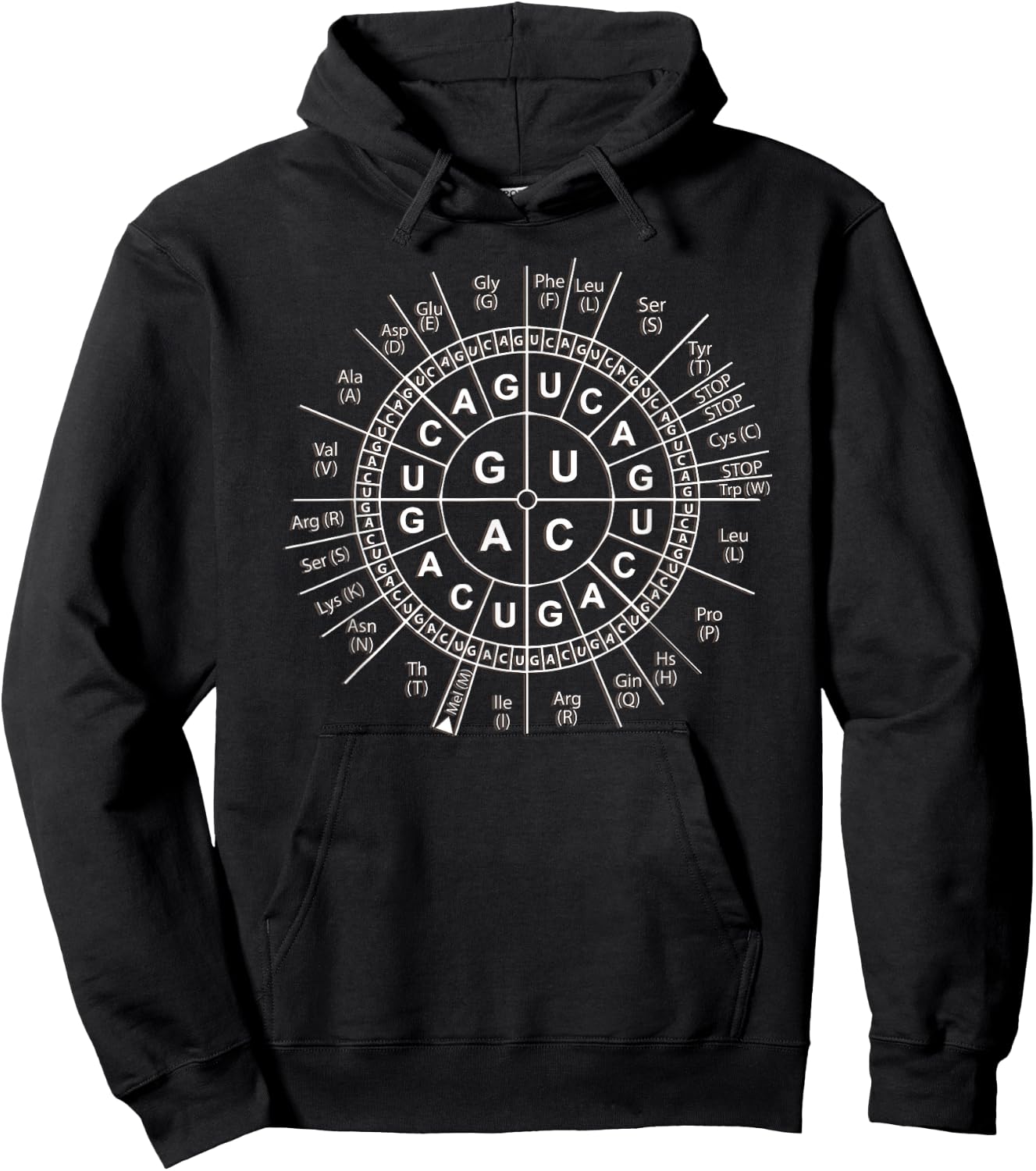 Awesome Biology Genetic Code Sun Science Humor Gift Hoodie - Hoodie | Black