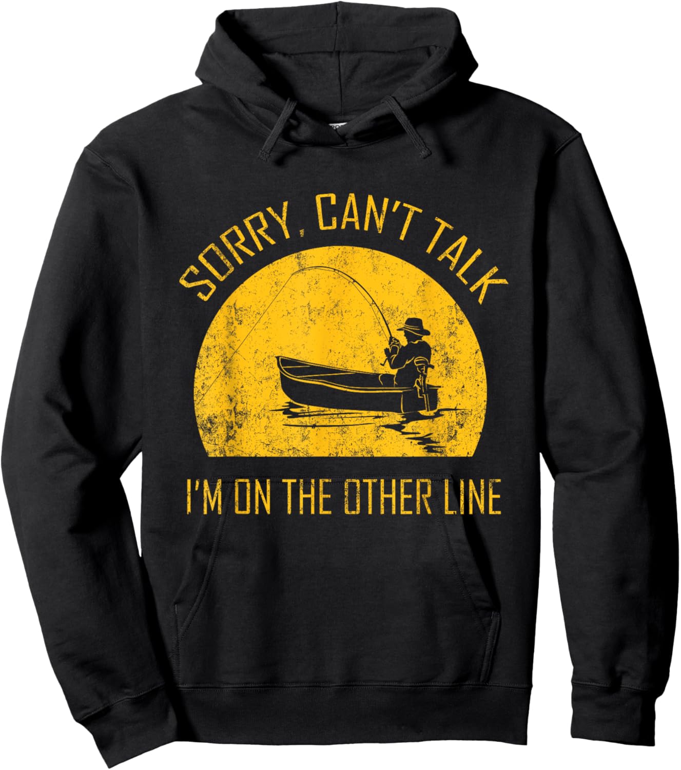 Sorry, Can't Talk I'm On the Other Line Hoodie - Hoodie | Black