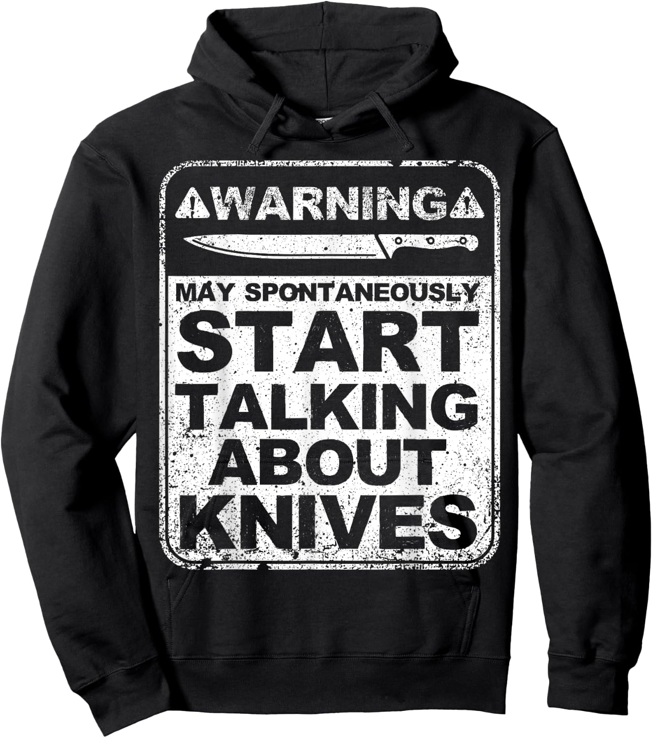Funny Knife Collector Design Men Women Knife Lovers Butchers Hoodie - Hoodie | Black
