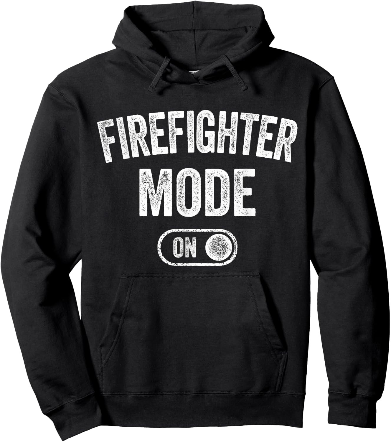 Firefighter Mode On Funny Rescue Gift Fire Inspector Hoodie - Hoodie | Black