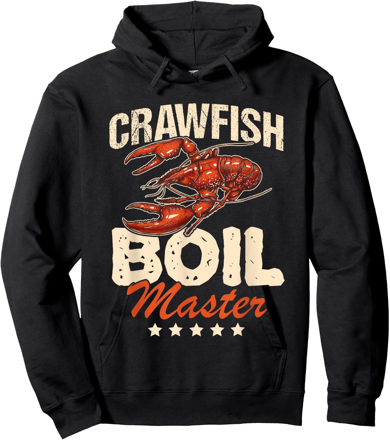 Crawfish Boil Master Vintage Funny Gift Hoodie - Hoodie | Black