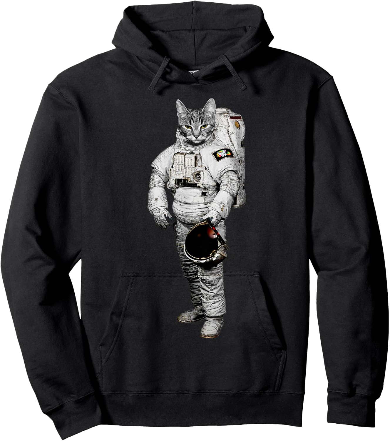 Space Cat Lover Women Girls Kids Hoodie - Hoodie | Black