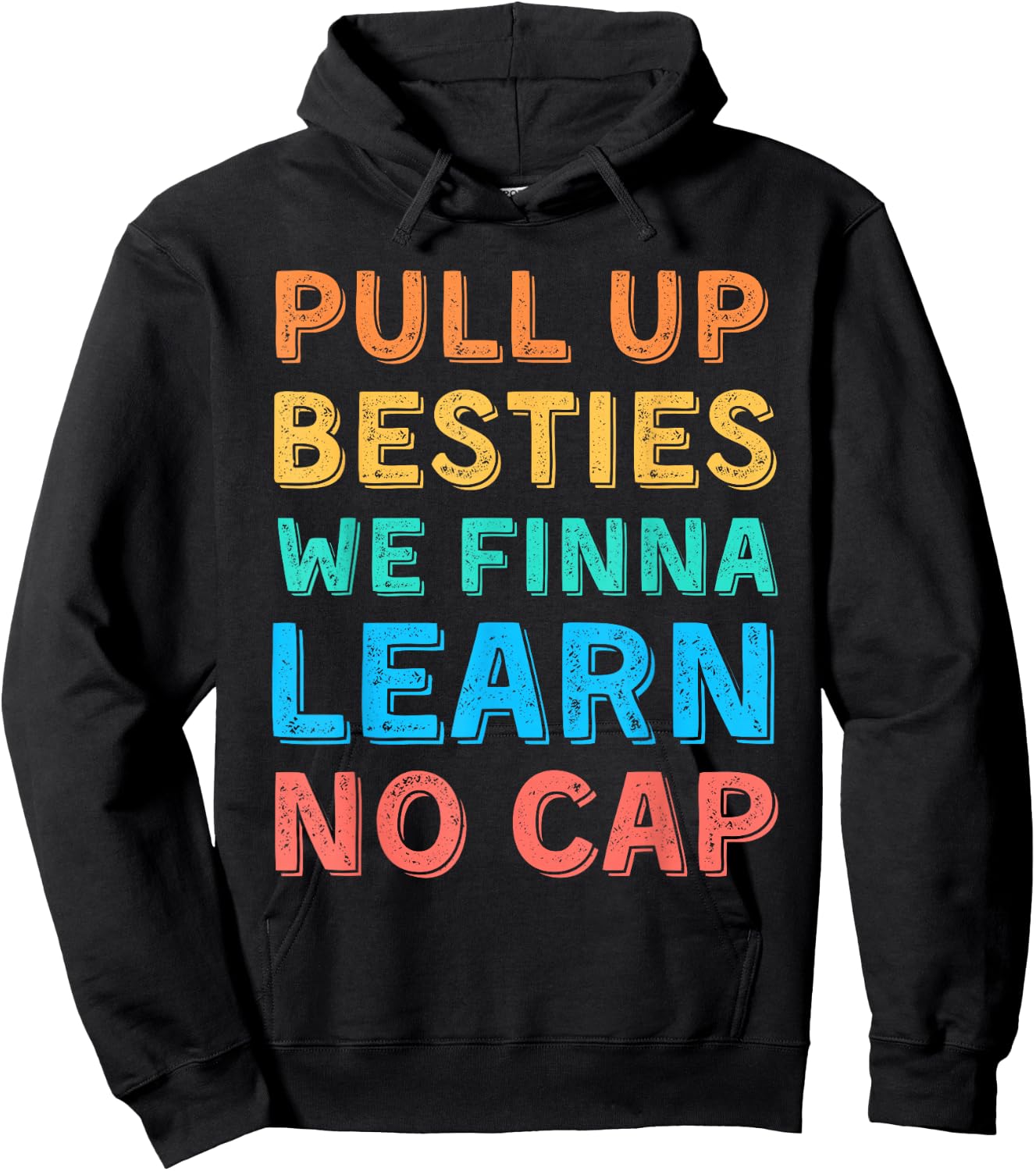 Funny Middle School Teacher Back to School Gen Alpha Slang Hoodie - Hoodie | Black