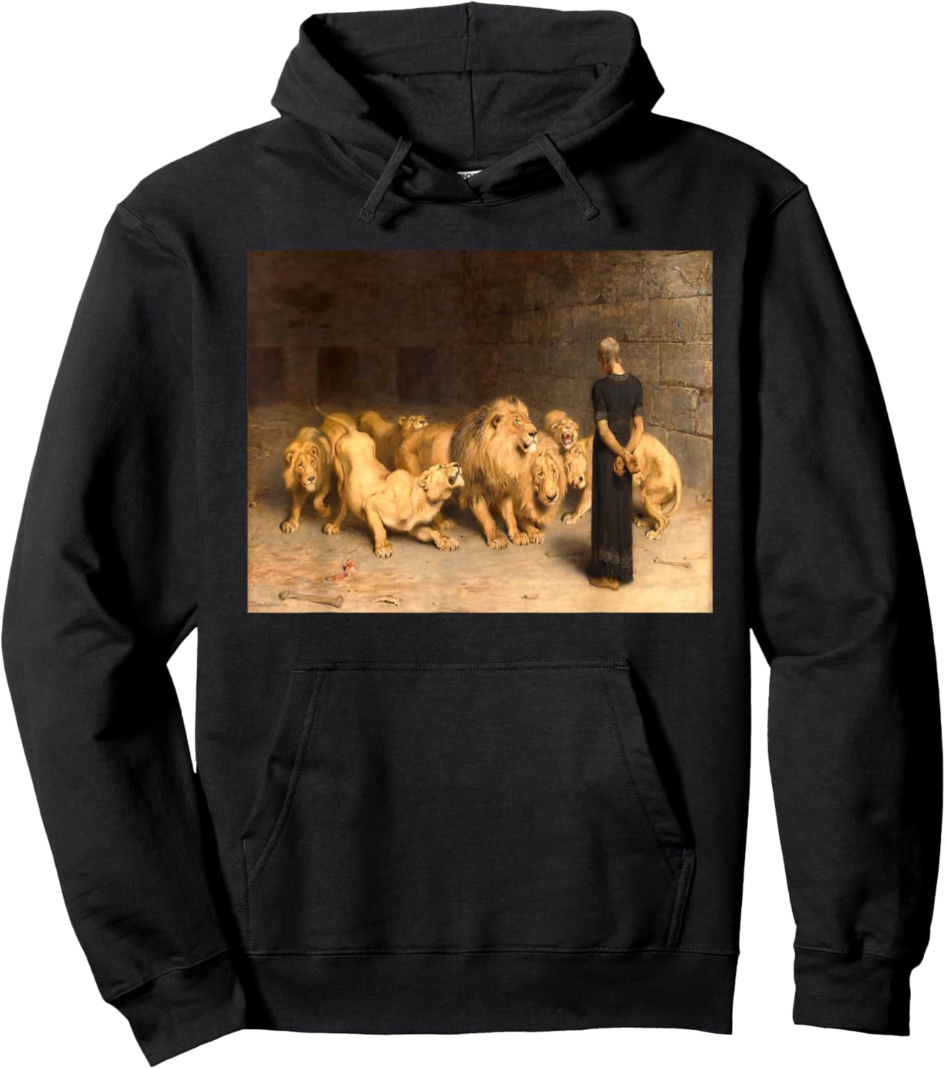 Daniel In The Lions Den Hoodie - Hoodie | Black