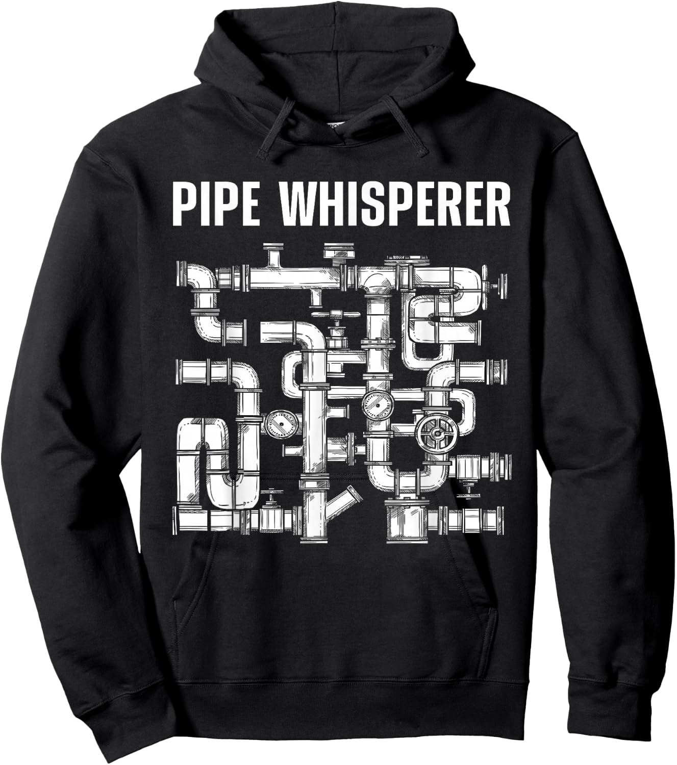 Best Plumber Art Women Plumbing Gag Novelty Plumber Hoodie - Hoodie | Black