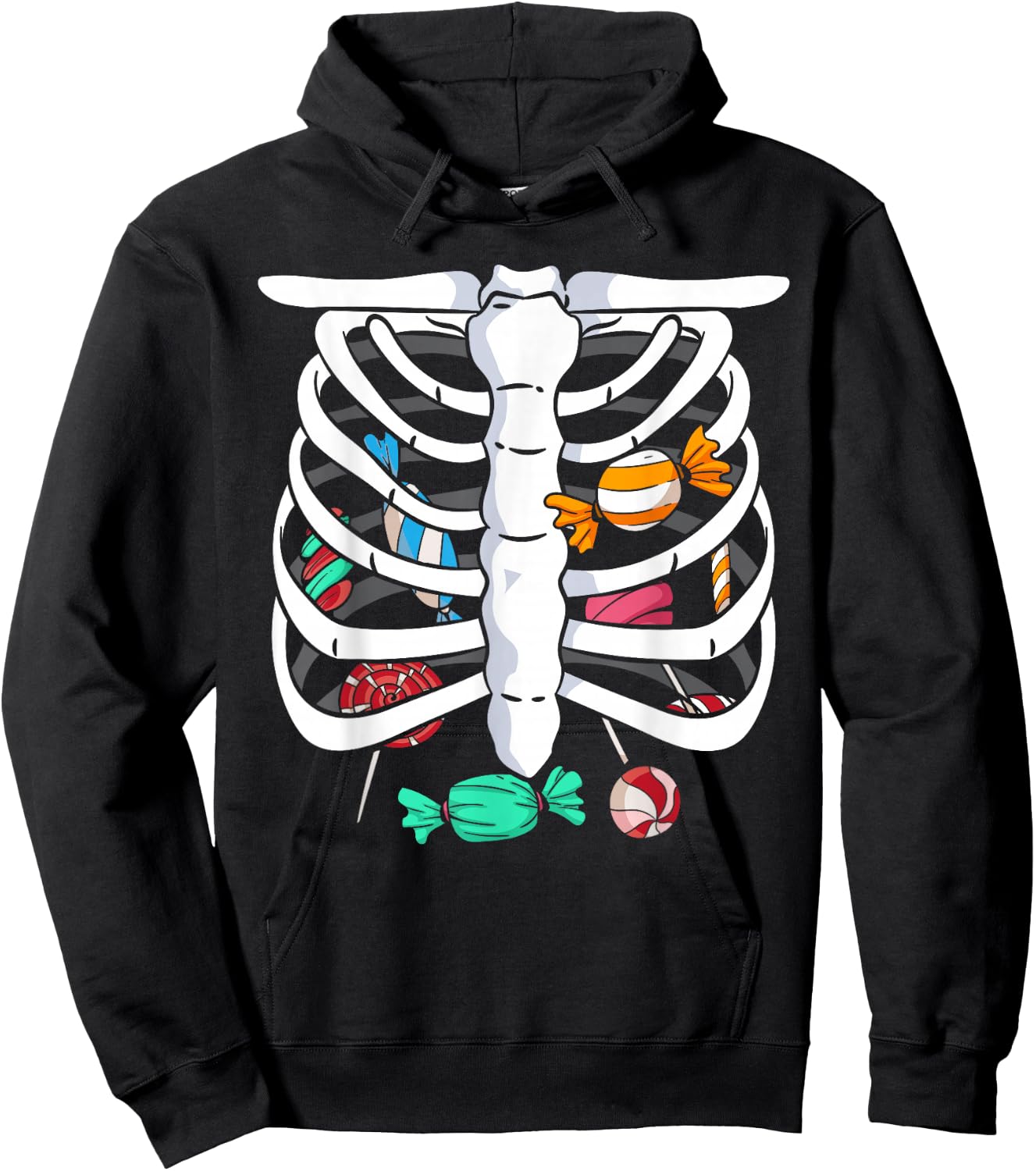 Cute Candy Sweet Sugar Lollipop Dessert Foodie Candies Hoodie - Hoodie | Black
