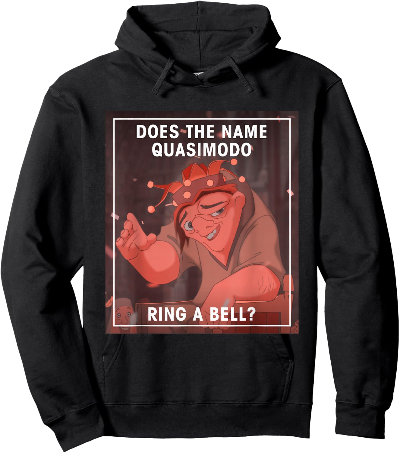 Disney The Hunchback of Notre Dame Quasimodo Funny Hoodie - Hoodie | Black