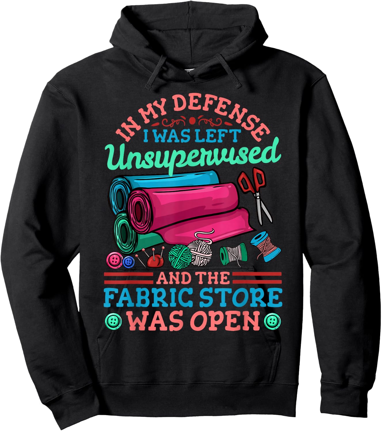 Quilting Quilter Sewing Hoodie - Hoodie | Black