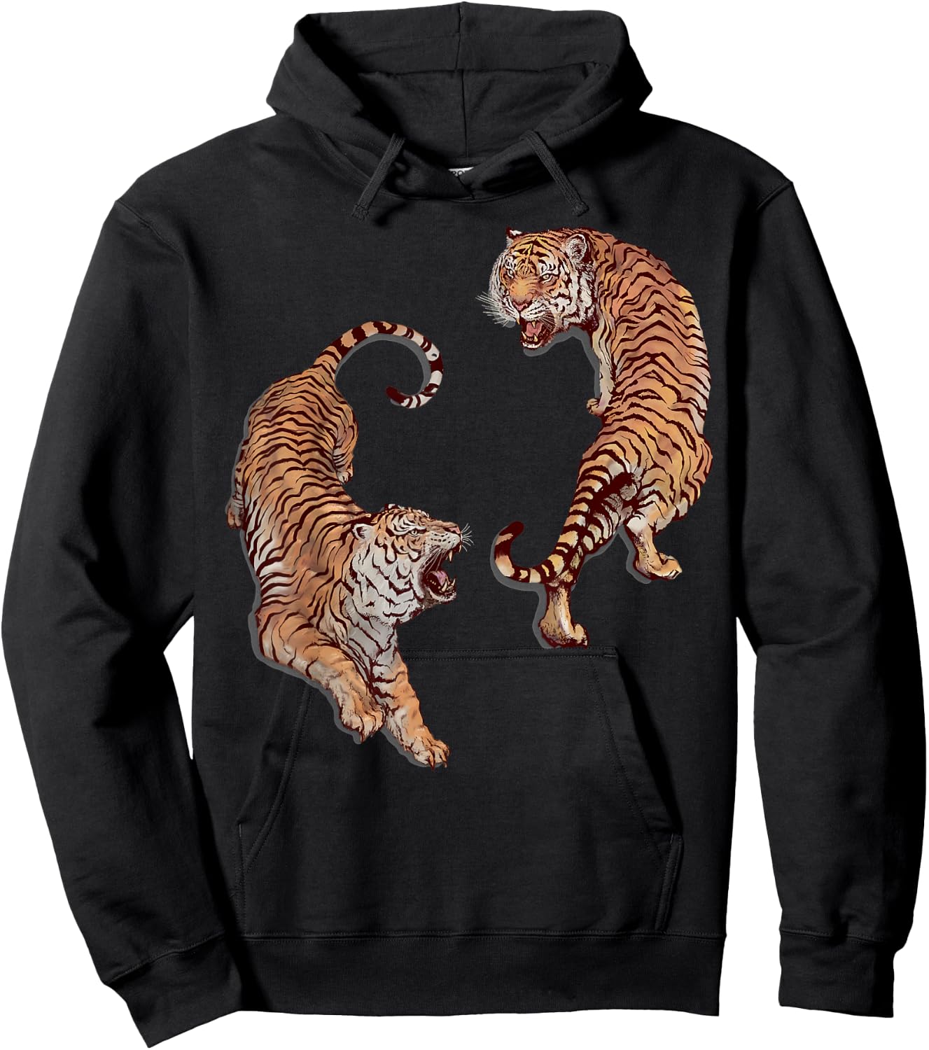 YEAR OF THE TIGER Chinese Zodiac Lunar New Year 2022 Hoodie - Hoodie | Black