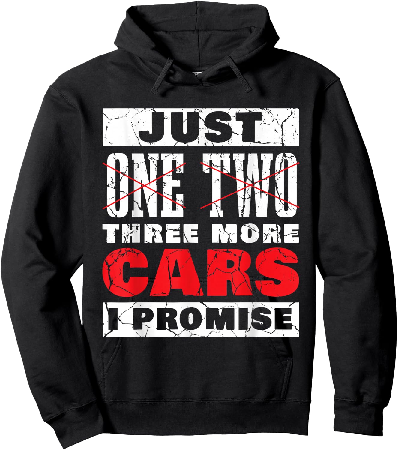 Just One More Car Part I Promise Funny Cars Owner Driver Hoodie - Hoodie | Black