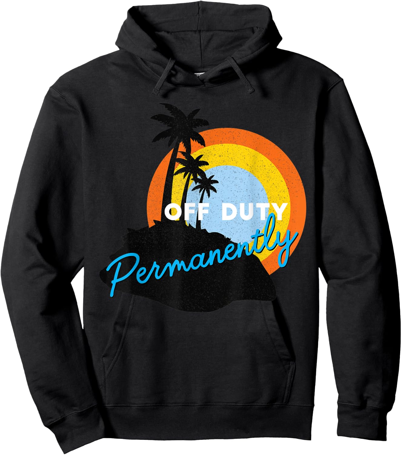 Off Duty Permanently - Retired Hoodie - Hoodie | Black