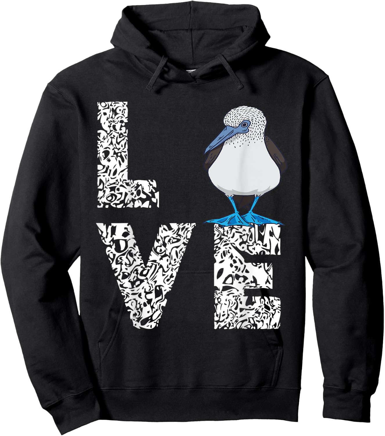 Blue Footed Boobies Tropical Sea Bird Boobies Lovers Love Hoodie - Hoodie | Black
