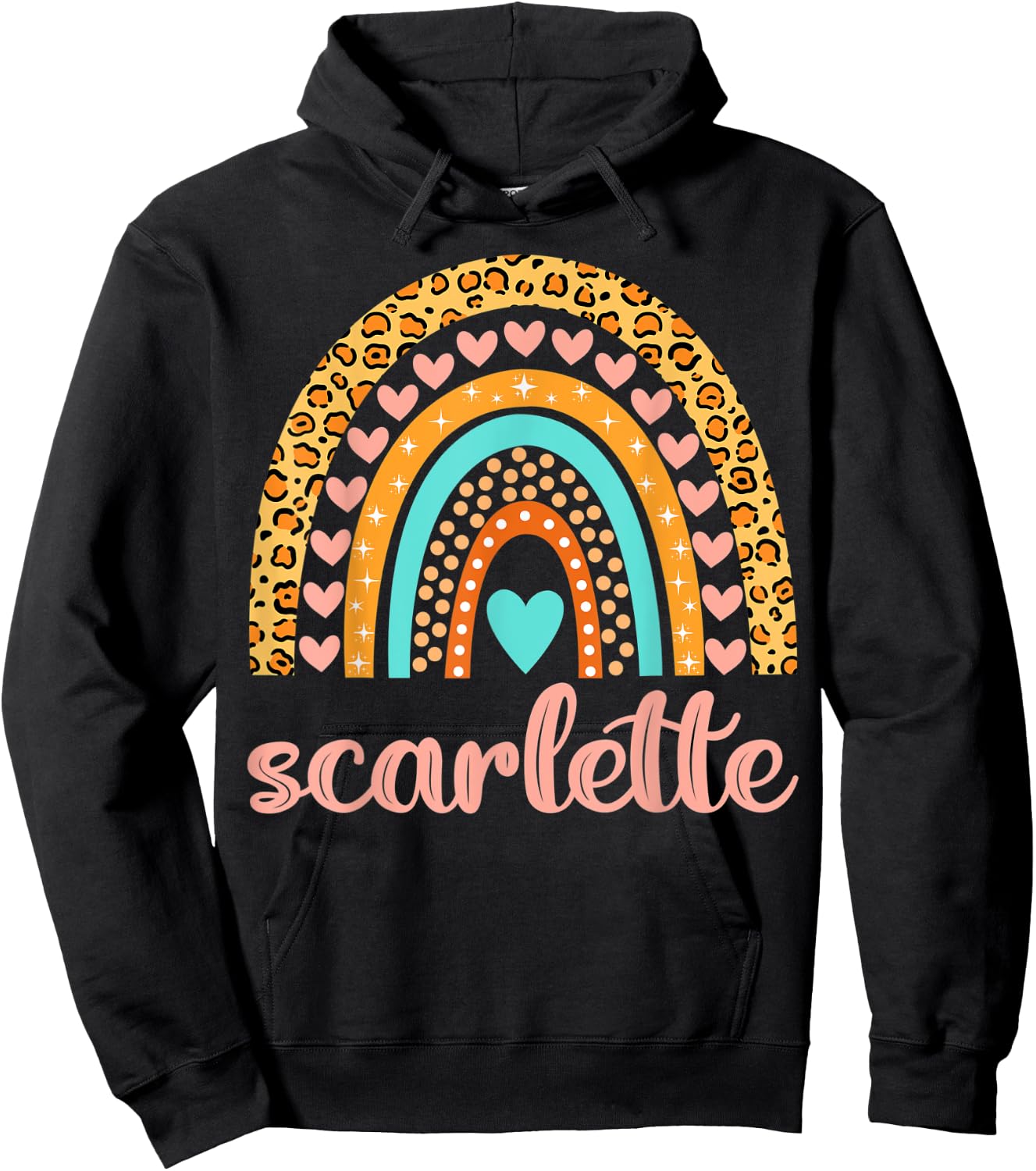 Scarlette Scarlette Name Birthday Shirt Gift Hoodie - Hoodie | Black