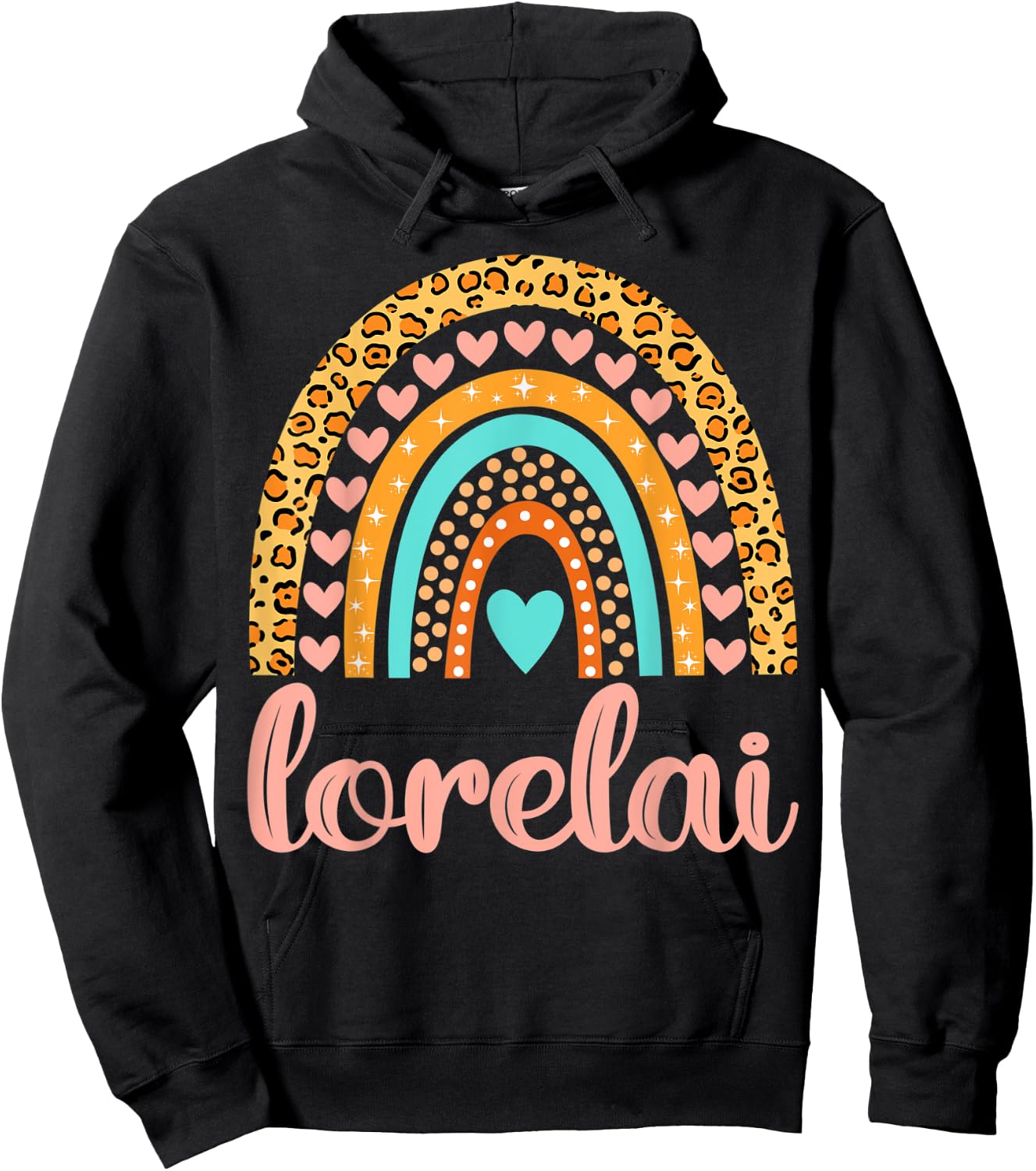 Lorelai Lorelai Name Birthday Shirt Gift Hoodie - Hoodie | Black