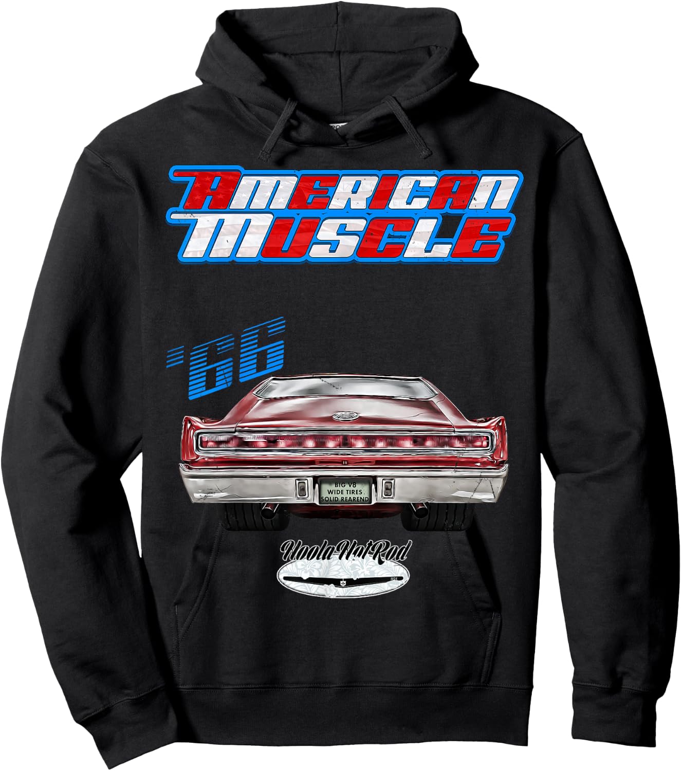 1966 Charger,Super Bee,Hot Rod,Muscle Car,Magnum,Wedge,R/T Hoodie - Hoodie | Black