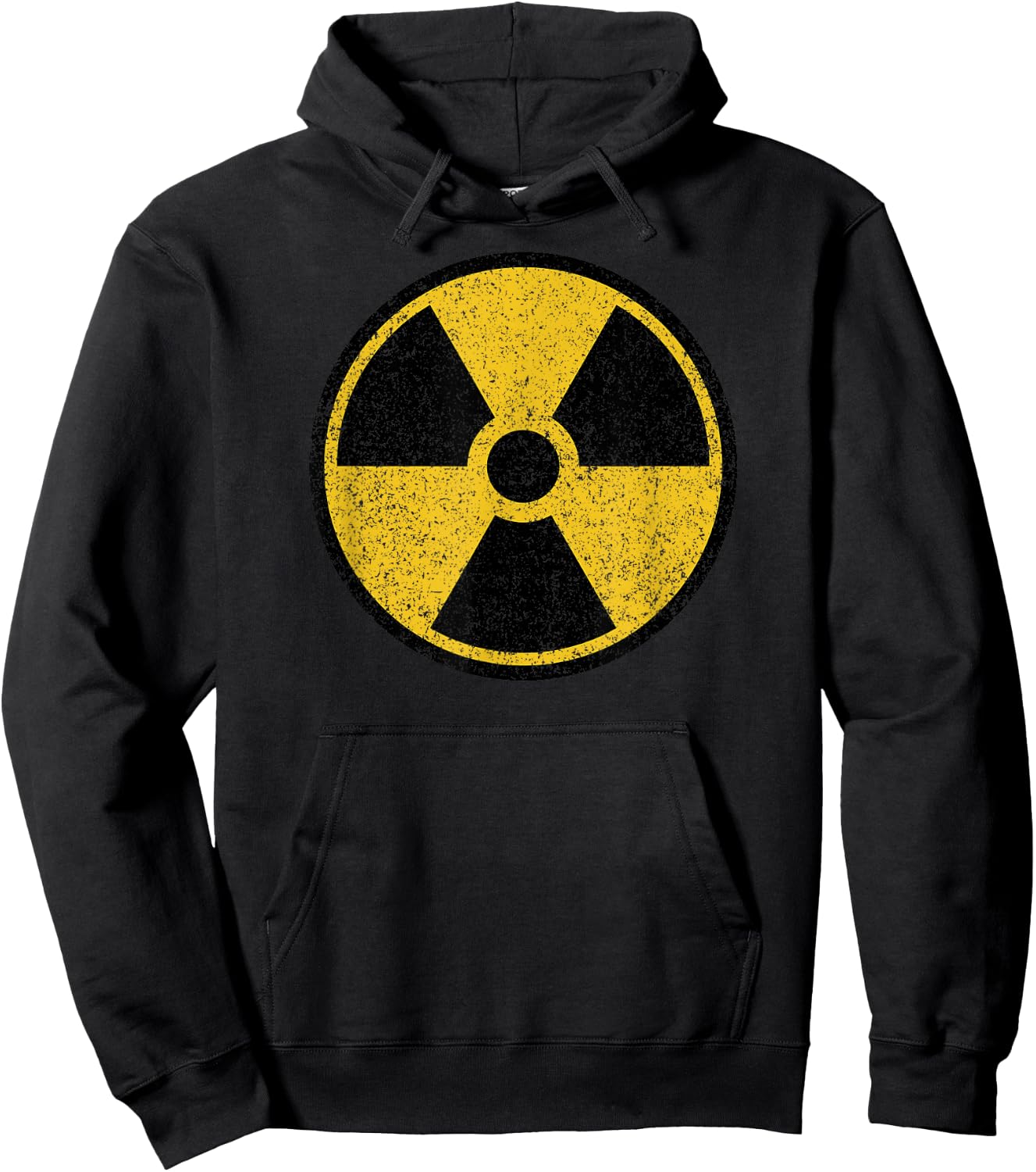 Radioactive Nuclear Warning Symbol Radiation Sign Fallout Hoodie - Hoodie | Black