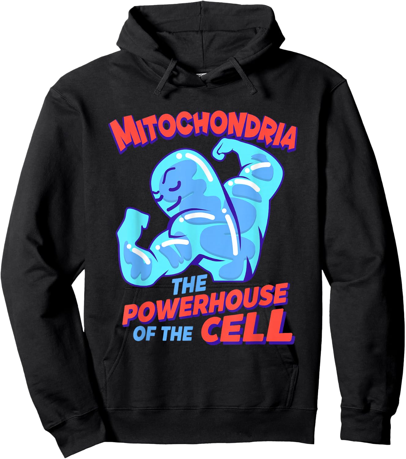 Mitochondria The Power Station of the Cell, Biology Hoodie - Hoodie | Black
