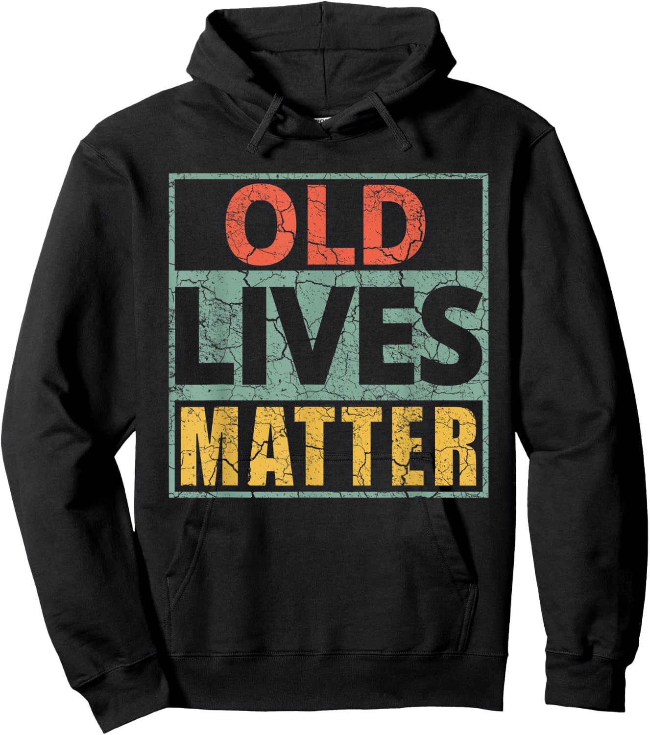 Old Lives Matter Shirts 40th 50th 60th 70th 80th Birthday Hoodie - Hoodie | Black