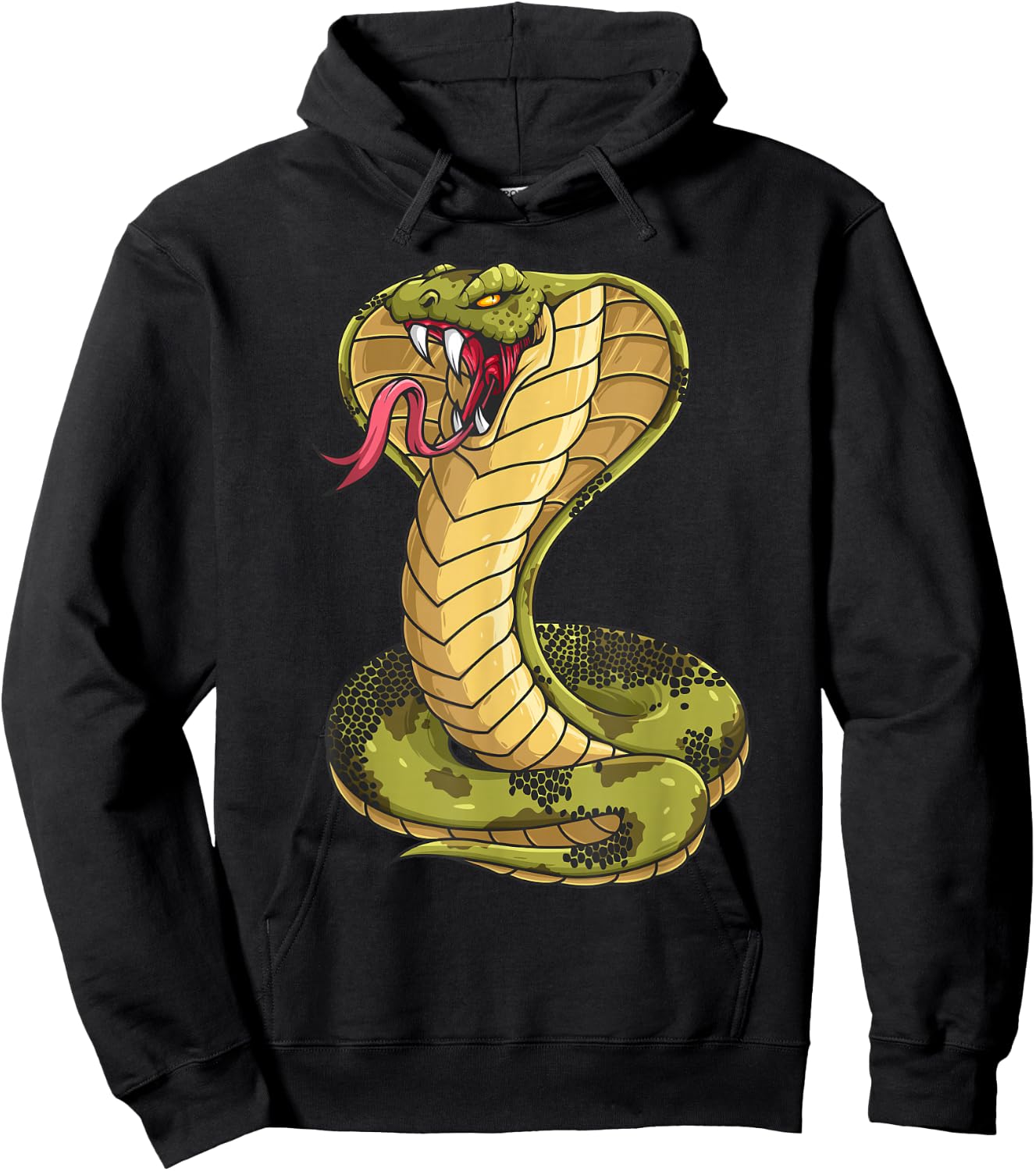 Funny Cobra Design Women Kids King Snake Cobra Lover Hoodie - Hoodie | Black