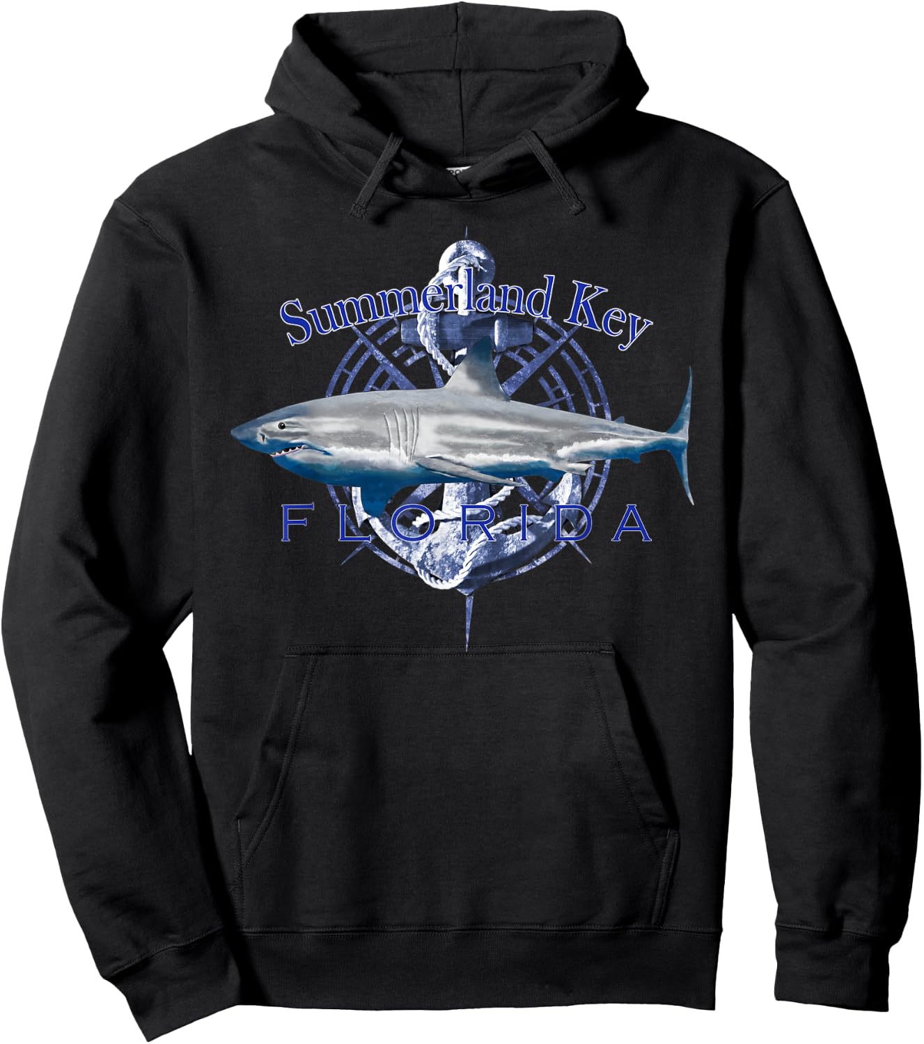 Summerland Key Florida Nautical Sailing Boating Hoodie - Hoodie | Black