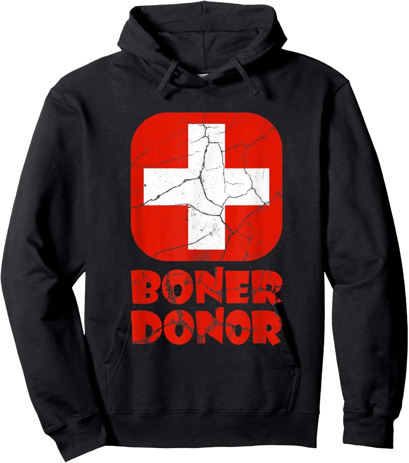 Funny Halloween Boner Donor Hubie Switzerland Hoodie - Hoodie | Black