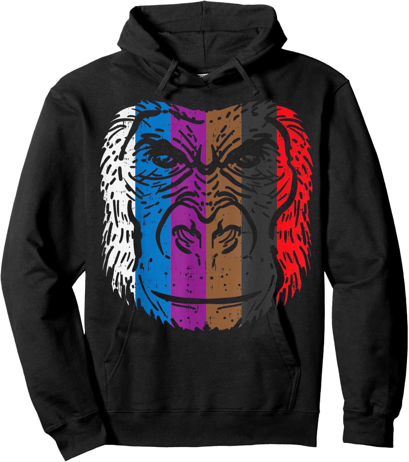 Gorilla Jiu Jitsu Belt Rank BJJ Brazilian Martial Arts Gift Hoodie - Hoodie | Black