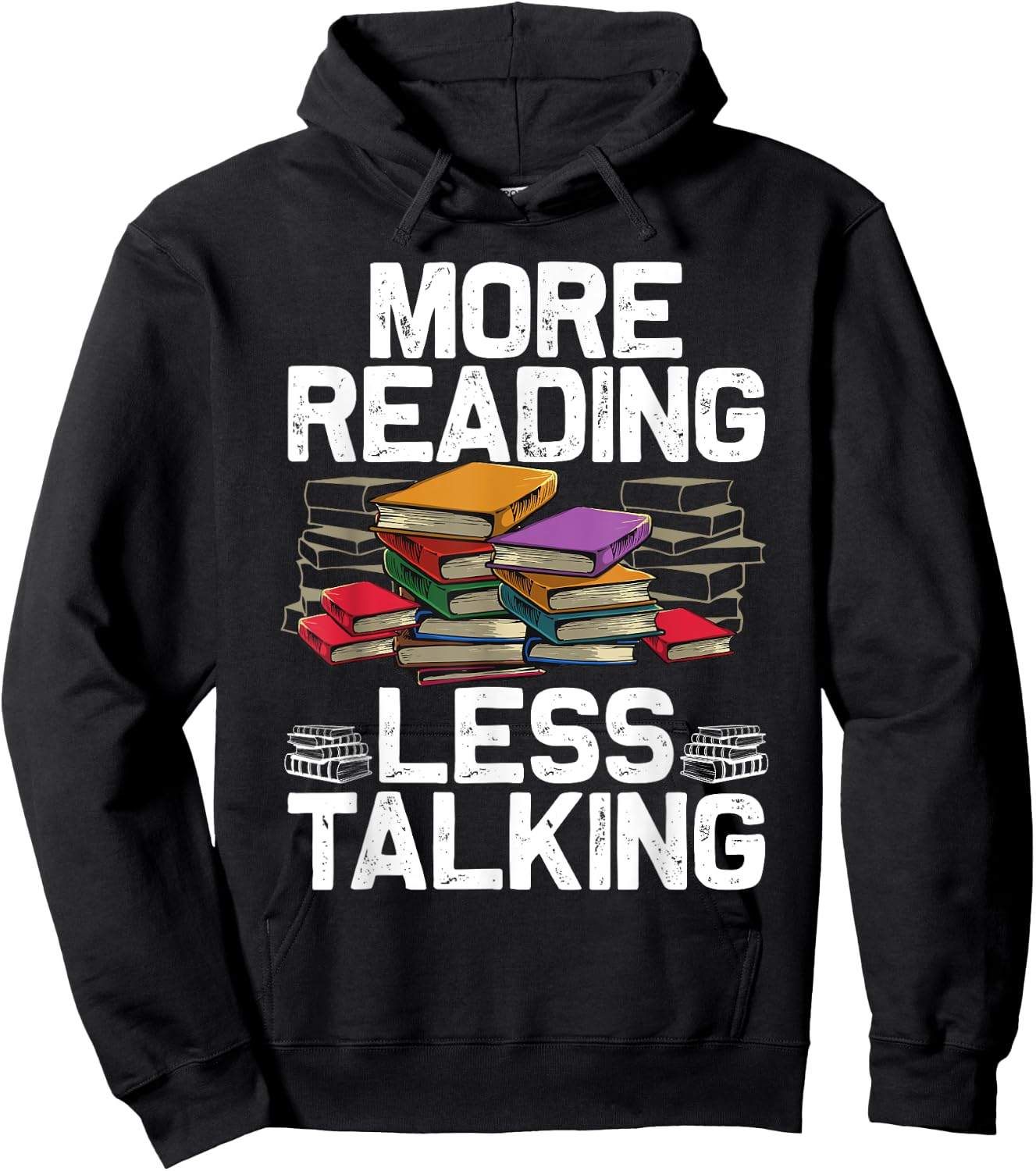 Cool Reading Books Women Book Lover Bookworm Library Hoodie - Hoodie | Black