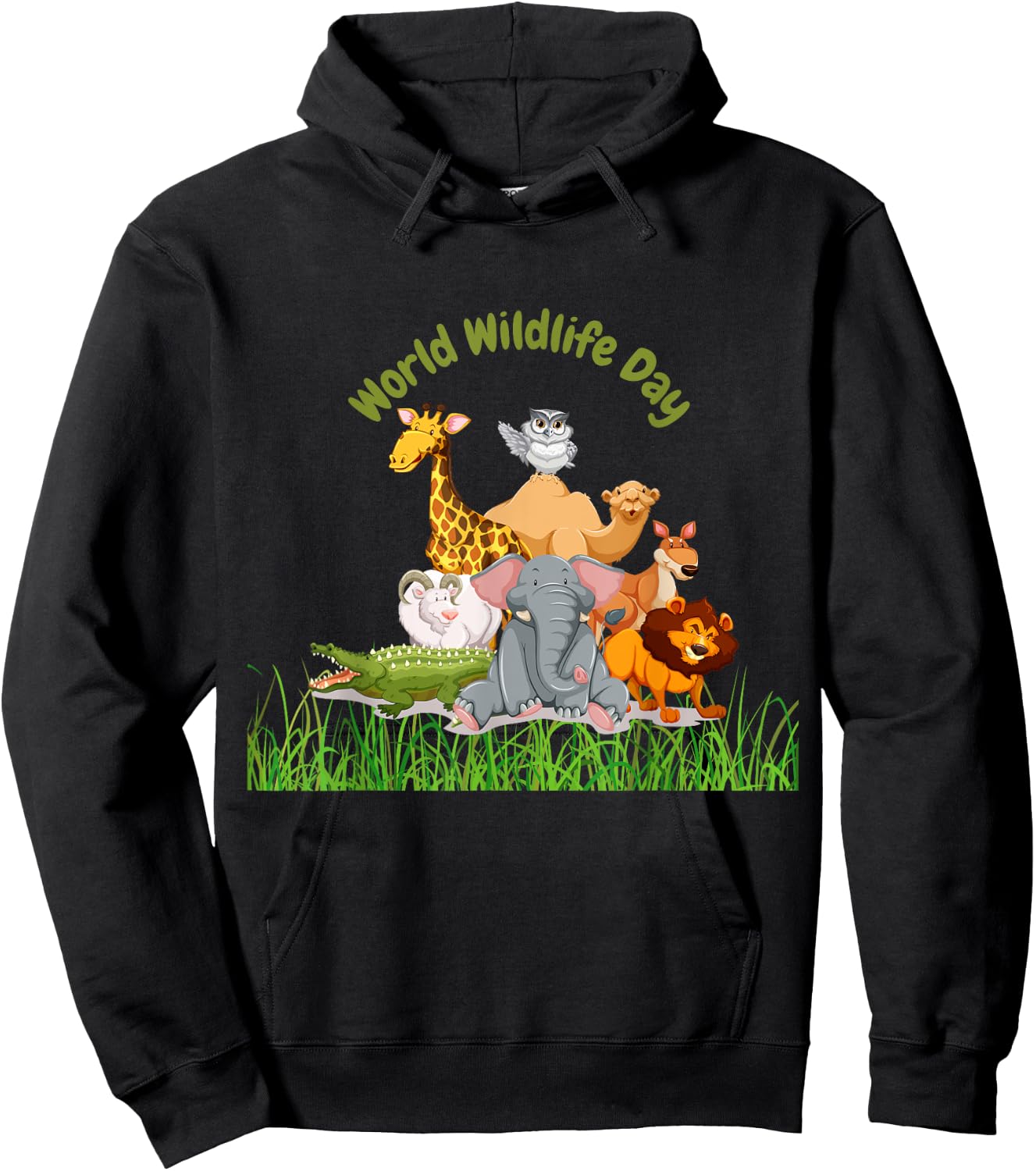 World Wildlife Day Hoodie - Hoodie | Black